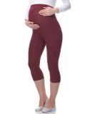 Be Mammy Maternity 3/4 Leggings - Size 03, Color Claret | Women's Pregnancy Pants - Buy Online on GoSupps.com