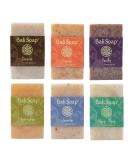 Bali Soap - Green Collection 6pc Variety Scent Bar Soap for Men & Women - Handmade, Vegan, All Natural - Ideal for Face, Hand, Body - 3.5 Oz each - Buy Online on GoSupps.com