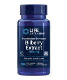 Life Extension European Bilberry Extract 100mg - 90 Vegetarian Capsules for Antioxidant Support - Buy Online on GoSupps.com