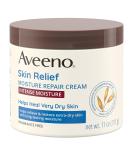 Aveeno Active Naturals Skin Relief Moisture Repair Cream Fragrance Free 11 oz (311 g) - Buy Online on GoSupps.com
