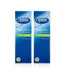 Optrex Multi-Action Eye Wash Solution Suitable for Tired Uncomfortable Irritated Eyes 300ml Optrex Eye Wash Solution (Pack of 2) - Buy Online on GoSupps.com