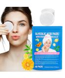 Glycolic Acid Pads for Face & Body - Exfoliating Peel with Vitamins B C & E | Reduces Fine Lines & Wrinkles - 40 Count - Buy Online on GoSupps.com