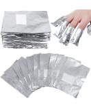 SWKJ 100 PCS Foil Nail Wraps Set for Gel Polish Removal - Nail Art Soak Off Acrylic Remover - Buy Online on GoSupps.com