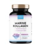 Premium Marine Collagen Kombo 1000mg + Q10 | Hyaluronic Acid Vitamins & Minerals for Healthier Skin & Hair | Made in Austria by Vroody - Buy Online on GoSupps.com