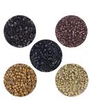 1000 Pcs Silicone Lined Micro Rings Links Beads for Hair Extensions Tool - Black, Dark Brown, Brown, Dark Blonde, Blonde - Buy Online on GoSupps.com