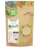 Wholefood Earth Organic Jasmine White Rice 3kg - GMO Free, Vegan, Source of Fibre - Buy Online on GoSupps.com