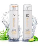 GK Hair Global Keratin Moisturizing Shampoo and Conditioner sets (33.8 Fl oz/1000ml) For color -treated hair - daily application cleaning dry to normal sulfate -free - for all hair types - Buy Online on GoSupps.com