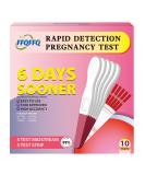 Early Detection Pregnancy Test - Ultra High Sensitivity Midstream Test (5 Sticks + 5 Strips) - Home Testing for Women | Fast International Shipping - Buy Online on GoSupps.com