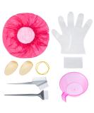 eBoot Hair Coloring Dyeing Kit with Tools and Accessories for DIY Hair Dye - Includes Brush, Comb, Mixing Bowl, Shower Cap, Gloves, Cape, and Ear Caps - Buy Online on GoSupps.com