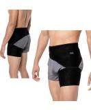 Copper Compression Groin Thigh Sleeve - Hip Support Wrap for Men and Women - Adjustable Neoprene Brace for Quads, Hamstrings, Lower Back, Sciatica, Hip Flexor, Arthritis - One Size - Buy Online on GoSupps.com