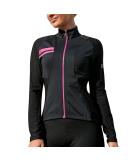 Santic Women's Winter Bicycle Jacket | Thermo Windproof Running Jacket | Lightweight Breathable Long-Sleeved | Reflective Zip Pocket | XL Black-5113 - Buy Online on GoSupps.com