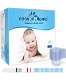 Easy@Home Ovulation Test Strips 100 Pack - Fertility Predictor Kit, FSA Eligible, with Premom App - 100 LH Strips + 100 Urine Cups - Buy Online on GoSupps.com