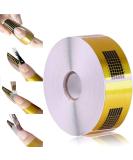 500 Self-Adhesive Nail Stencils for Gel Nails & Extensions - Golden Model Roll - Buy Online on GoSupps.com