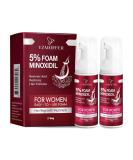 Women's 5% Minoxidil Foam - Hair Growth Treatment for Thicker Fuller Hair | 2 Pack (60g) - Effective Solution for Hair Loss - Buy Online on GoSupps.com