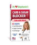 Dr. Stephanie's Mealtime Carb & Sugar Blocker - Reduce Digested Carbs & Sugars, Stimulant-Free 45 Count (Pack of 1) - Buy Online on GoSupps.com
