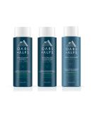 Oars + Alps Men's Sulfate Free Shampoo Conditioner & Body Wash Kit - Moisturizing Hair & Skin Care with Witch Hazel & Tea Tree Oil Alpine Scent - International Shipping Available - Buy Online on GoSupps.com