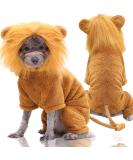 XIAOYU Pet Clothes | XXL Lion Hoodie for Dogs & Cats | Warm Halloween Costume & Cosplay Apparel - Buy Online on GoSupps.com