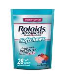 Rolaids Advanced Antacid Plus Anti-Gas Softchews 28ct Mixed Berry - Heartburn & Gas Relief - Buy Online on GoSupps.com
