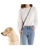 Hands-Free Dog Leash - 2m Adjustable Belly Belt 3-in-1 Running & Training Leash for Large & Small Dogs - Rope Leash in Black - Buy Online on GoSupps.com