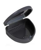 Slim Orthodontic Dental Case - Colour & Glitter Choices for Retainers Bleaching Trays Dentures & More (Grey) - Buy Online on GoSupps.com