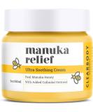 Manuka Relief Cream for Eczema Prone Dry Skin | Soothing Ointment with Colloidal Oatmeal & Manuka Honey | Plant-Based Formula for Kids, Adults & Baby - Buy Online on GoSupps.com