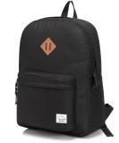 VASCHY Lightweight School Backpack - Water Resistant Casual Daypack for Travel (Black) - Medium Size - Buy Online on GoSupps.com