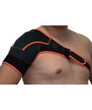 Yosoo Adjustable Shoulder Brace | Sports Back Support & Protection | Shoulder Pad Wrap Belt - Buy Online on GoSupps.com