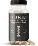 TruHeight Capsules - Natural Height Growth Maximizer for Kids, Teens & Young Adults - With Ashwagandha & Nanometer Calcium - Peak Height Booster - 60 Count - Buy Online on GoSupps.com