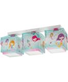 Buy Dalber 3-Light Mermaids Ceiling Lamp for Children's Room - E27 | International Shipping - Buy Online on GoSupps.com
