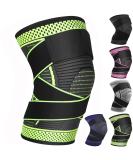Adjustable Knee Support Brace 1 pack Compression Knee Sleeves for Men Women Use for Meniscus Tear Arthritis Tendinitis Ligament Injury Weight Lifting Anti Slip Knee Brace (Green X-Large) Green X-Large - Buy Online on GoSupps.com