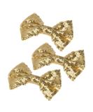 Beaupretty 3-Piece Glitter Hair Loops & Sequin Clips for Baby Girls & Toddlers Bling Bowknot Hair Accessories (Golden) - Buy Online on GoSupps.com