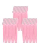 WBCBEC 30 Pieces Eyebrow Razor Shaper Trimmer Shaver Facial Razor with Precision Cover for Women and Men Pink - Buy Online on GoSupps.com