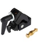 Manfrotto 035RL Super Clamp with 2908 Standard Stud - Replaces 2900 - Black - Buy Online on GoSupps.com