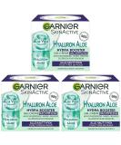Garnier Hyaluron Aloe Hydra Booster Gel-Cream Night Care - Moisturizing & Refreshing 50ml (Pack of 3) - International Shipping Available - Buy Online on GoSupps.com