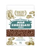 Bakers Street | Finest Belgian | Milk Chocolate Chips 500g | Premium Quality | Baking & Dessrets | Makeing Cake Muffin and all of bakings - Buy Online on GoSupps.com