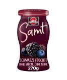 Schwartau Samt Black Fruits Fruit Spread 270g - Seedless & Piece-Free Delight | International Shipping Available - Buy Online on GoSupps.com
