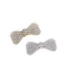 Crystal Rhinestone Hair Bow Barrettes Clip Set - Designer Mini Hair Accessories for Women and Girls - Buy Online on GoSupps.com