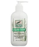 TEA TREE THERAPY Tea Tree Liquid Soap - Natural Antiseptic Cleanser 8 oz | Best for Skin Care | International Shipping Available - Buy Online on GoSupps.com