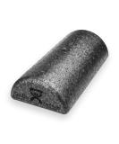 CanDo Black High-Density Foam Roller 6 x 12 - Muscle Restoration & Physical Therapy - Buy Online on GoSupps.com