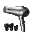 RED by Kiss Hair Dryer 2400 - Professional Blow Dryer with Tourmaline Ceramic Technology Fast Drying Maximum Shine & 3 Attachments - Salon Quality International Shipping - Buy Online on GoSupps.com