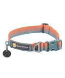 RUFFWEAR Front Range Collar Medium Dog Collar with Aluminium V-Ring Adjustable Length Pet Dog Collar Comfortable Soft Fabric Animal Collar with Dog Lead Attachment Ring 36-51cm Spring Fade Spring Fade M - Buy Online on GoSupps.com
