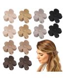 12 PCS Small Flower Hair Claw Clips for Women and Girls - Non-slip Cute Hair Accessories - Neutral Color - Buy Online on GoSupps.com