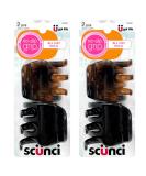 Scunci No-Slip Grip Chunky Jaw Clips All-Day Hold 2-Pieces per Pack (2-Pack) 2 Count (Pack of 2) - Buy Online on GoSupps.com