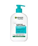Garnier Skin Clear Facial Cleanser 250ml - Remove Impurities Oil & Makeup with Hyaluronic Acid & Ceramide | Hydrating Deep Cleanser for All Skin Types - Buy Online on GoSupps.com