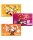 Skinny Crunch Peanut Butter Snack Bars Skinny Crunch Chocolate Orange Snack Bars Skinny Dream Rocky Road Bars - Buy Online on GoSupps.com