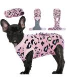 Kuoser Dog Body Suit for Post-Op Recovery - Breathable XS Dark Pink for Male & Female Dogs | Anti-Licking E-Collar Alternative - Buy Online on GoSupps.com