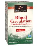 BRAVO TEAS&HERBS Blood Circulation Herbal Tea - Caffeine Free, 20 Count | Natural Wellness - Buy Online on GoSupps.com