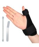 Thumb Spica Splint - Lightweight Breathable Wrist Support Brace for Pain Relief | Carpal Tunnel Arthritis & Tendonitis - Both Hands - Buy Online on GoSupps.com