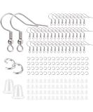 600pcs Stainless Steel Earring Hooks French Ear Wire Kit with Silicone Backs & Jump Rings - Buy Online on GoSupps.com