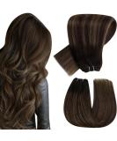 Hetto Real Hair Ombre Extensions #2/8/2 - Darkest Brown to Ash Brown 70g 30cm | Remy Hair Quality for International Shipping - Buy Online on GoSupps.com